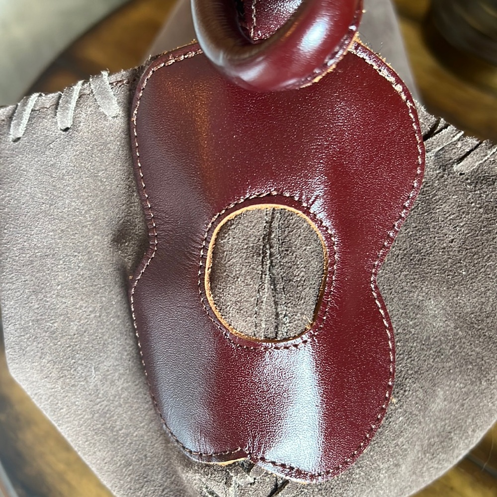 Brown Suede Hobo Bag - Picture 6 of 12